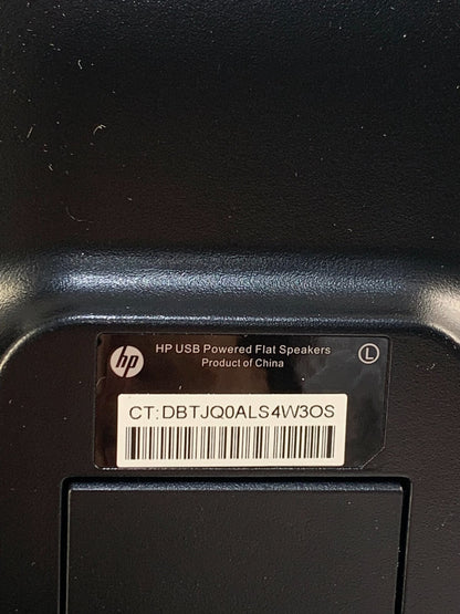 HP H-204B USB Powered Slim Flat Laptop Speakers 63691