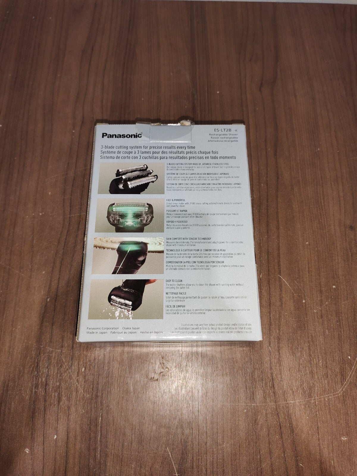 Panasonic ES-LT2B LAMDASH 3-Blade Basic Men's Shaver AC100-240V