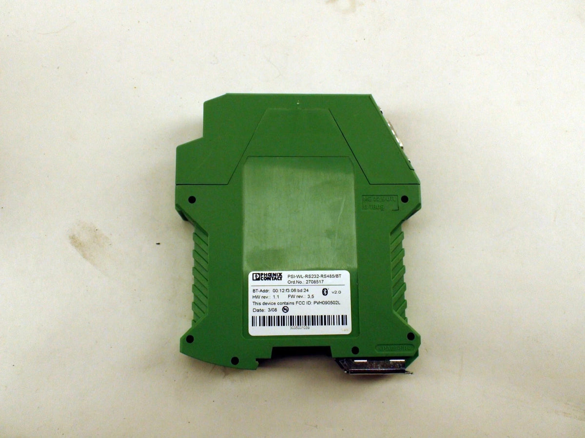 PHOENIX CONTACT PSI-WL-RS232-RS485/BT BLUETOOTH CONVERTER WIRELESS TRANSMISS