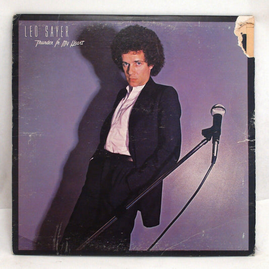 Energetic Vibes: Leo Sayer's 'Thunder In My Heart' Vinyl Album Record LP