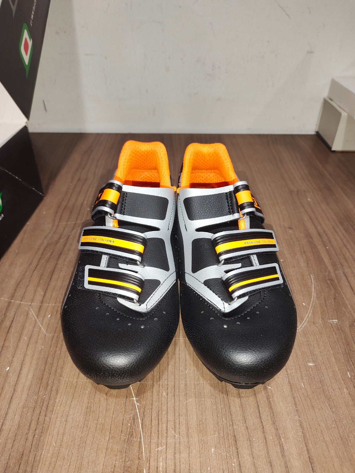 Crono CX-4-17 MTB NYLON Black Orange Shoes - Size - 42.5 (EUR)