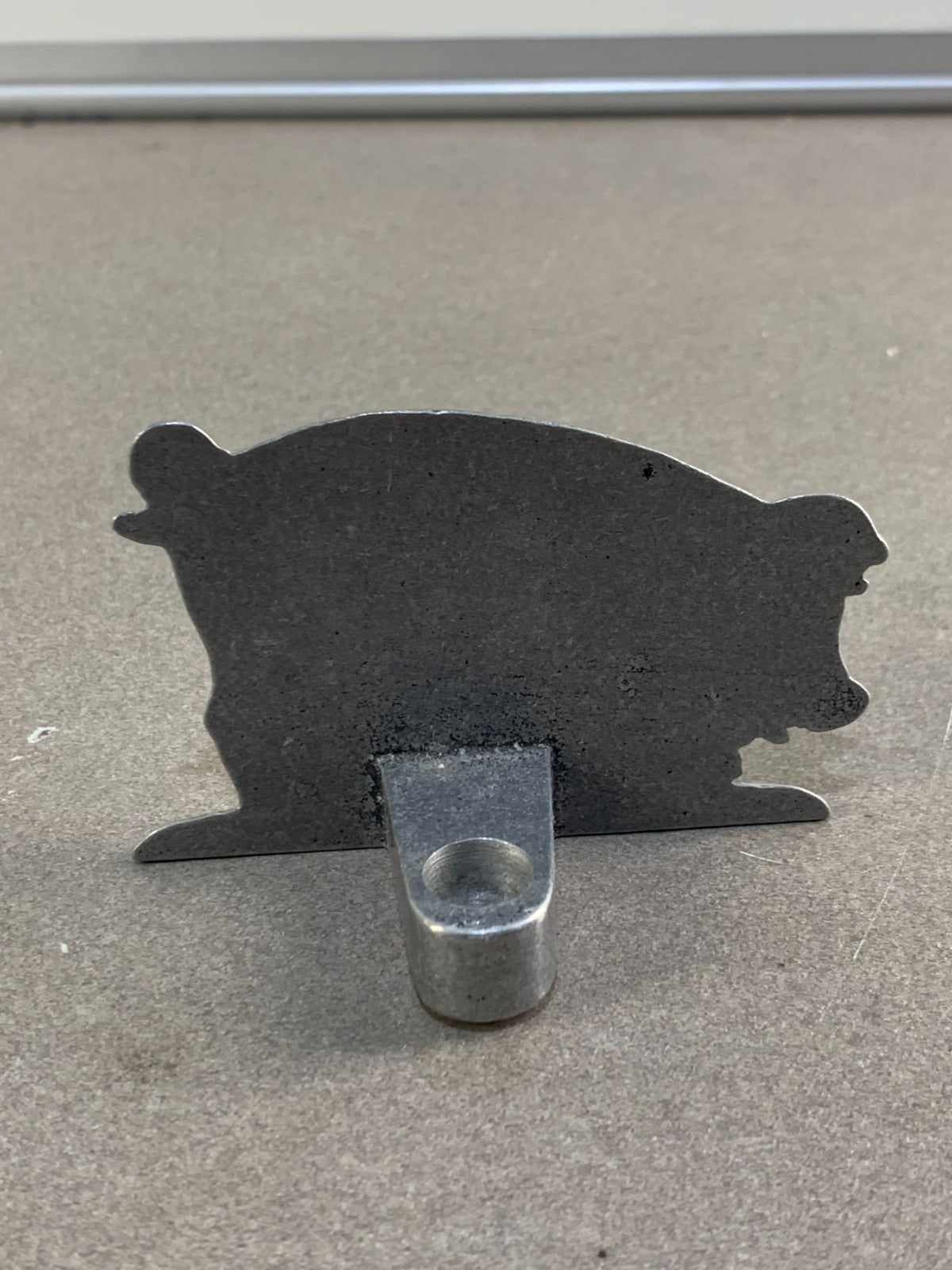 Vintage Aluminum Pig - Candle Holder