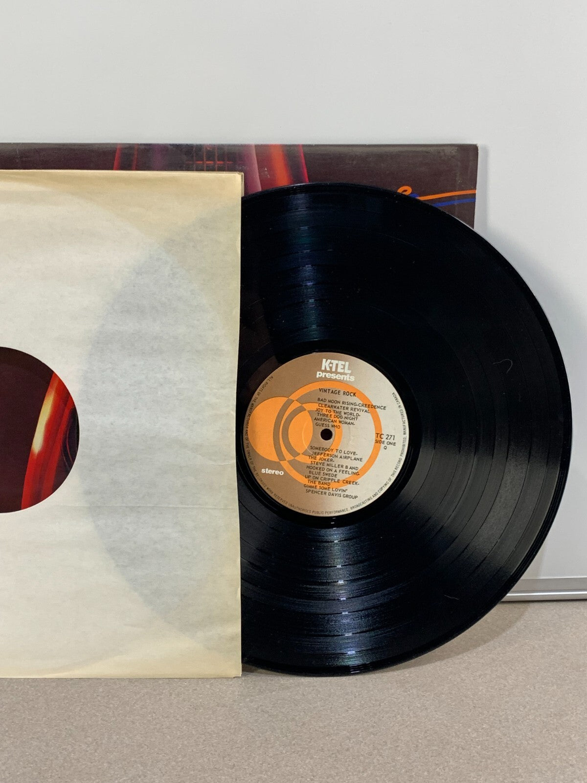 Vintage Rock - K-Tel Vinyl LP Deep Purple Jethro Tull The Kinks Santana & Others
