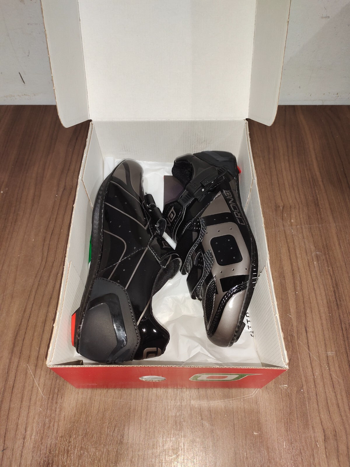 Crono CR-3-17 Cycling Shoes - Nero Black - Size - 44.5 (EUR)