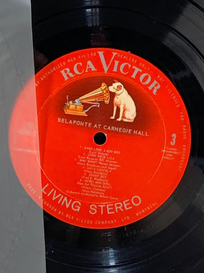 BELAFONTE At Carnegie Hall -Original 1959 RCA LS 2-LP - TAS Audiophile TOP COPY