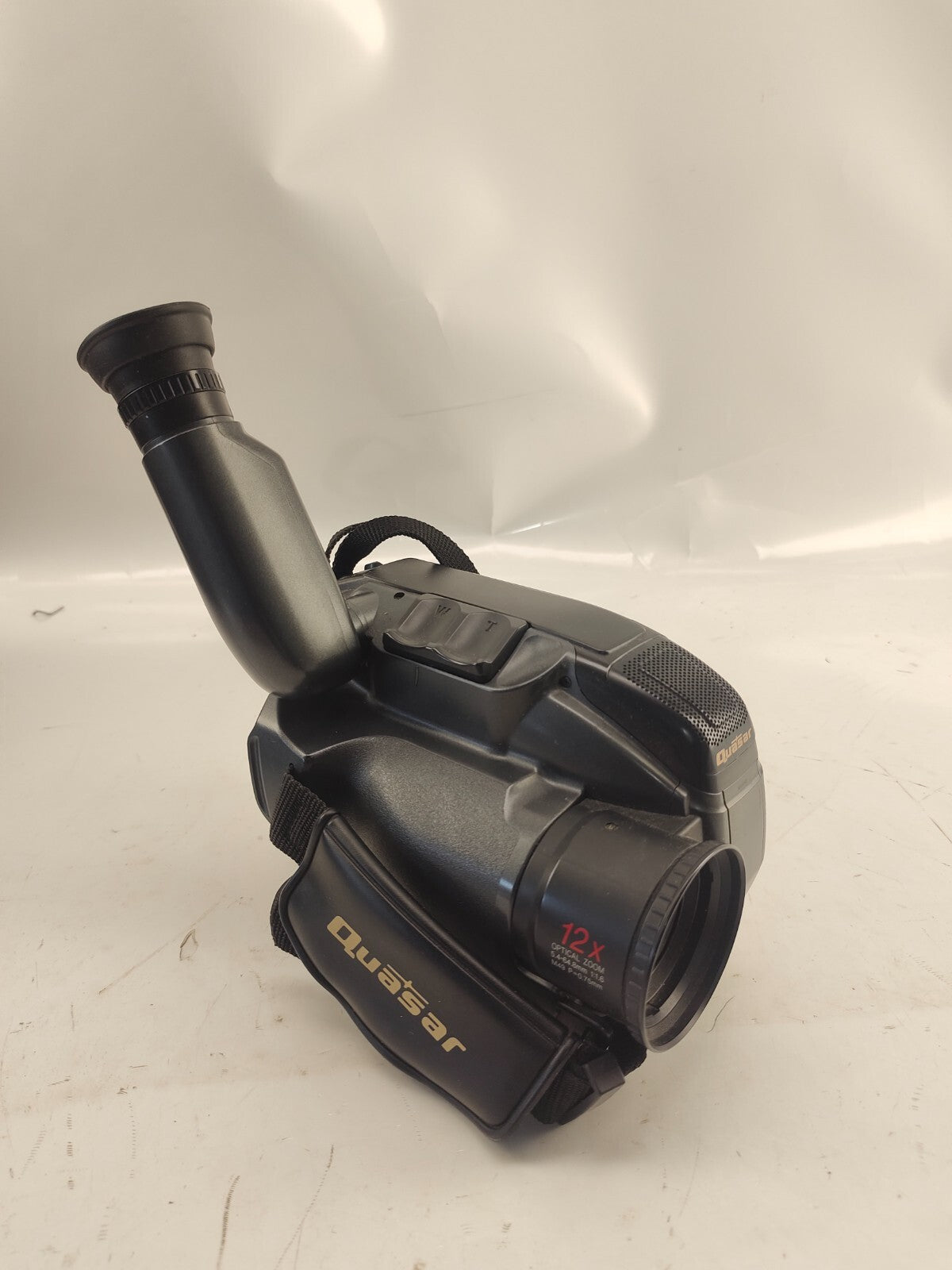 Quasar VM550 Palmcorder IQ VHSC 12x Zoom Video Recorder w/ Battery - UNTESTED