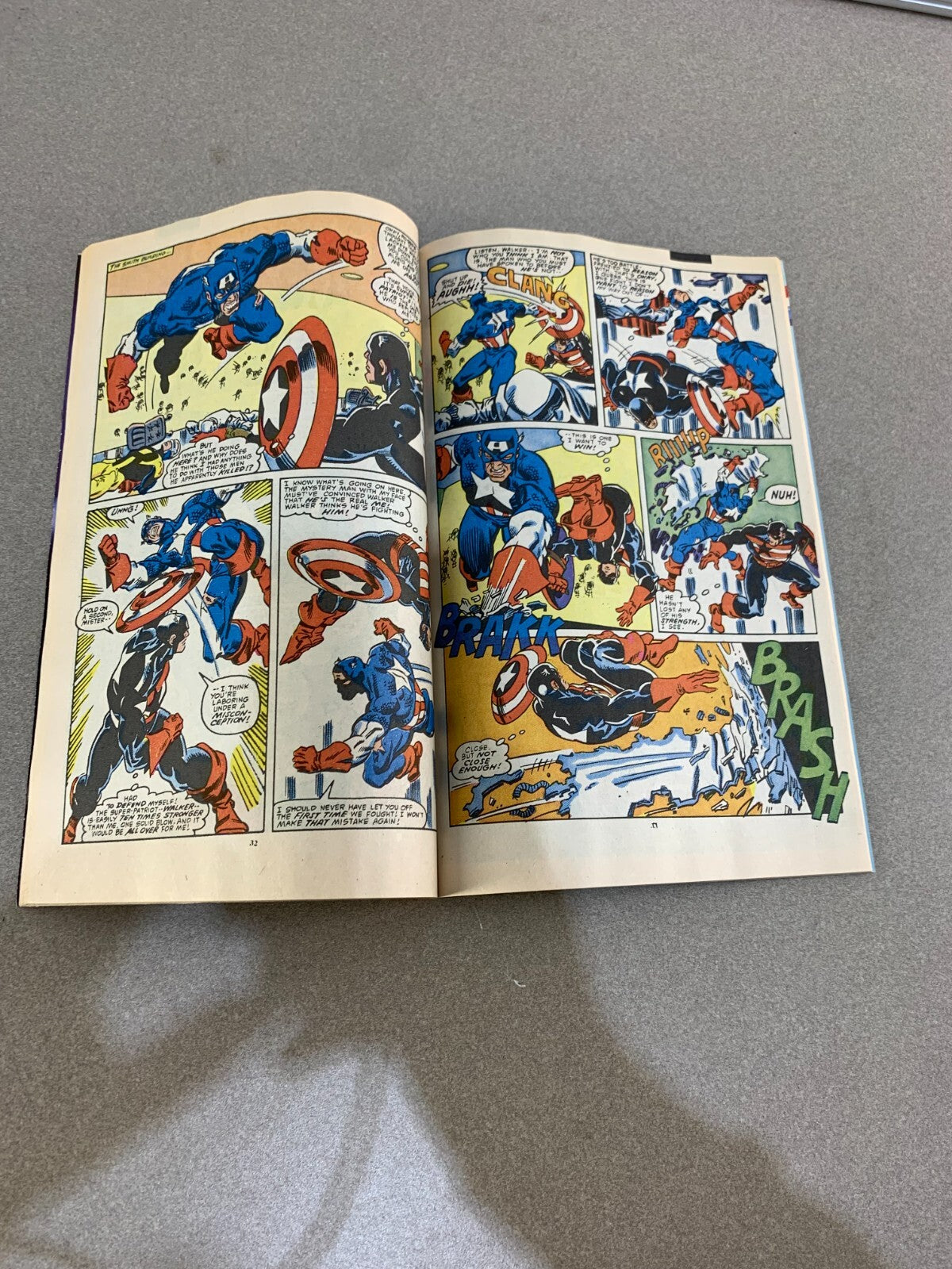 Captain America #350 (1989) VF/NM – Newsstand – Return of The Red Skull