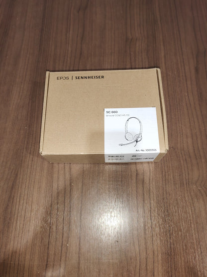 Sennheiser EPOS SC 660 Binaural Headset On Ear Wired Black