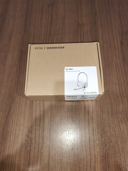 Sennheiser EPOS SC 660 Binaural Headset On Ear Wired Black