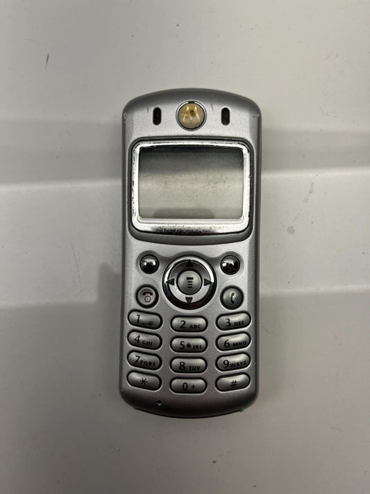 Vintage Motorola C333 Cell Phone Silver NOT WORKING
