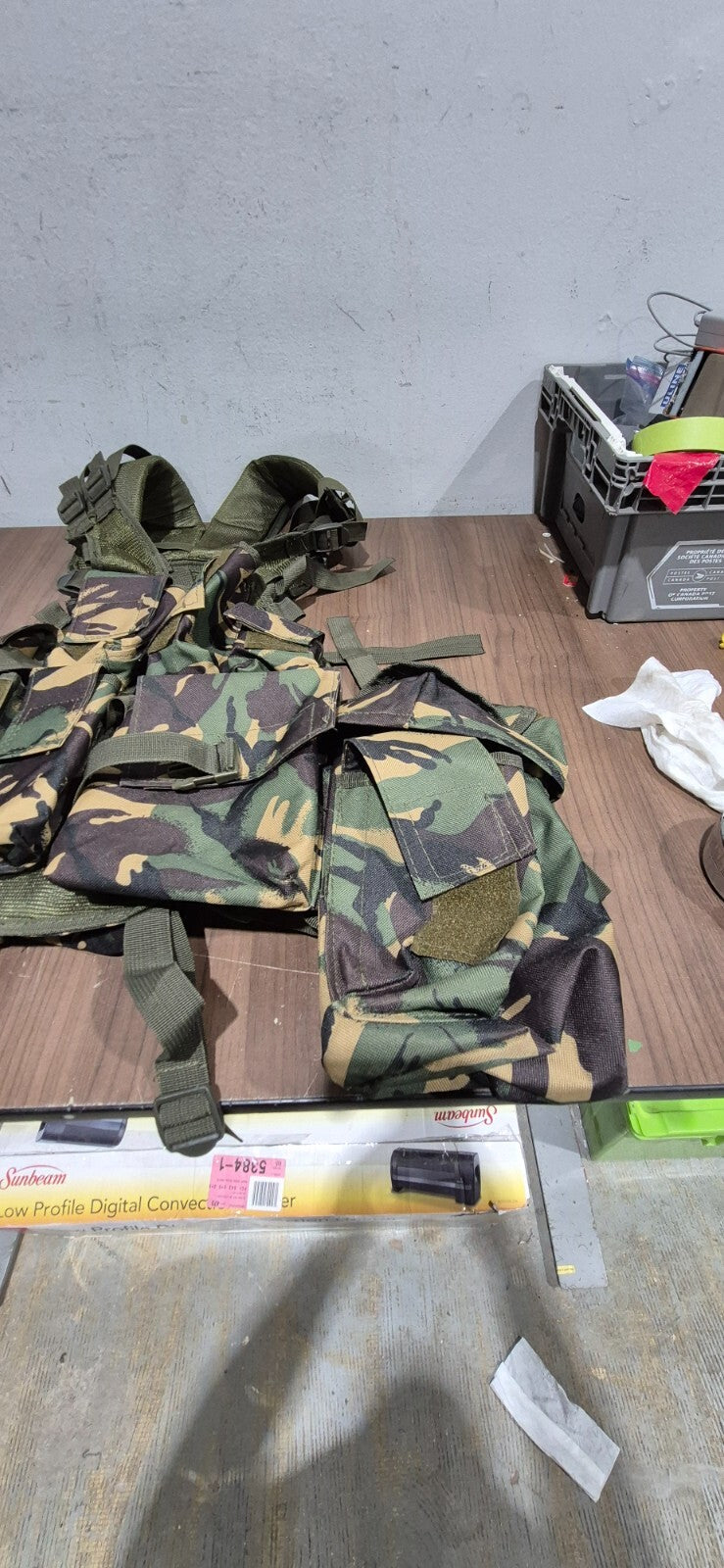 British Forces Vanguard DPM All Arms Assault Tactical Combat Vest Full Load