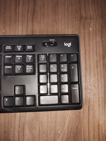Logitech K270 Wireless Keyboard for Windows 2.4 GHz Full-Size Number Pad PC/MAC