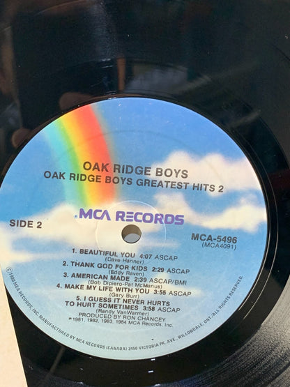 OAK RIDGE BOYS Greatest Hits Vol 2 - 1984 MCA Record MCA 5496 (LP, Vinyl)