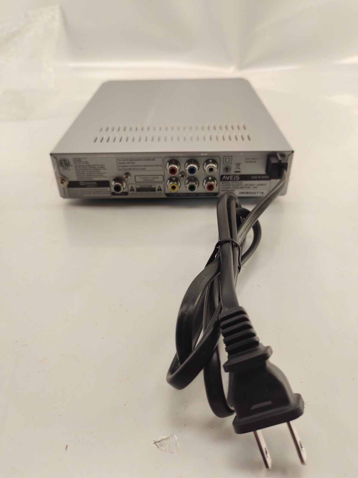 AVEIS DP202AS Progressive Scan DVD Player Silver  Full compatible: DVD/VCD/CD/MP