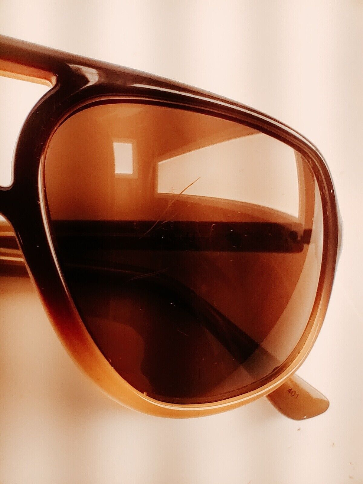 Calvin Klein Brown Gradient Aviator Sunglasses