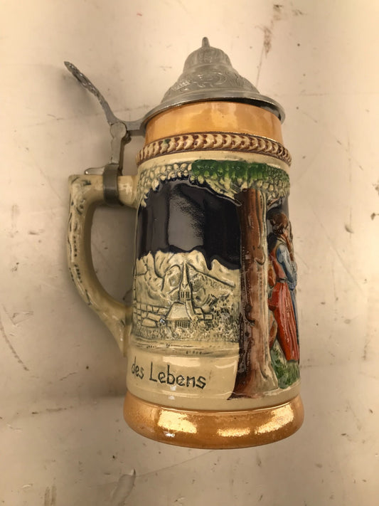 Vintage Beer Stein des lebens Freut euch Germany