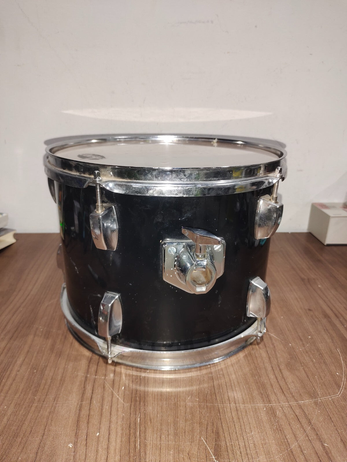 Astro Drums Musical Instrument - 12 x 8 inches Black Drum