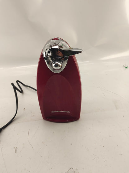 Hamilton Beach Heavyweight Countertop Electric Can Opener Red+Knife Sharpener