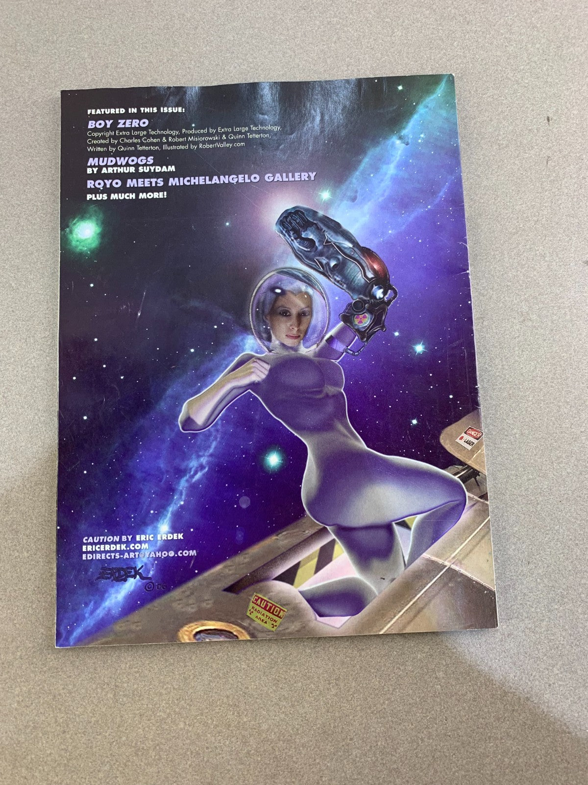 2007 July HEAVY METAL Fantasy Art Magazine Graphic Novel Boy Zero
