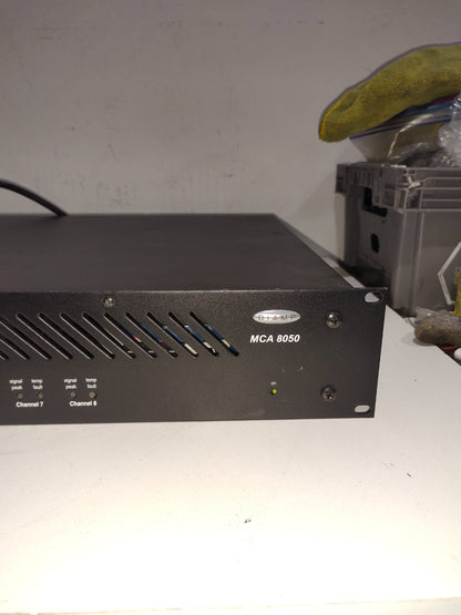 Biamp MCA 8050 Multi Channel Amplifier - Working