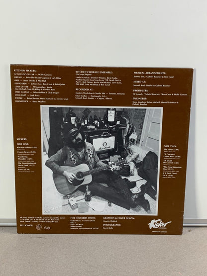 Wally Ganyon – Kitchen Pickin’ – Rare Canadian Country Folk – LP