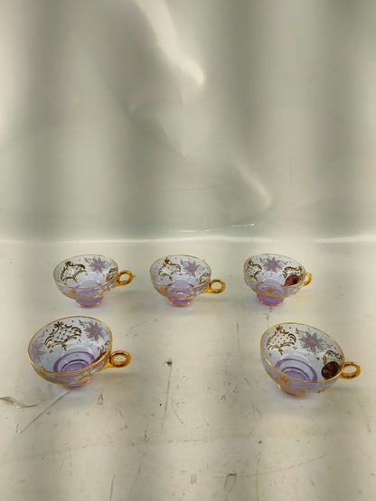 Vintage set of 5 Coffee Tea cup
