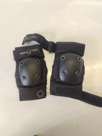 ProTec Spade Series Sports Protection Knee/Elbow Pads - Black