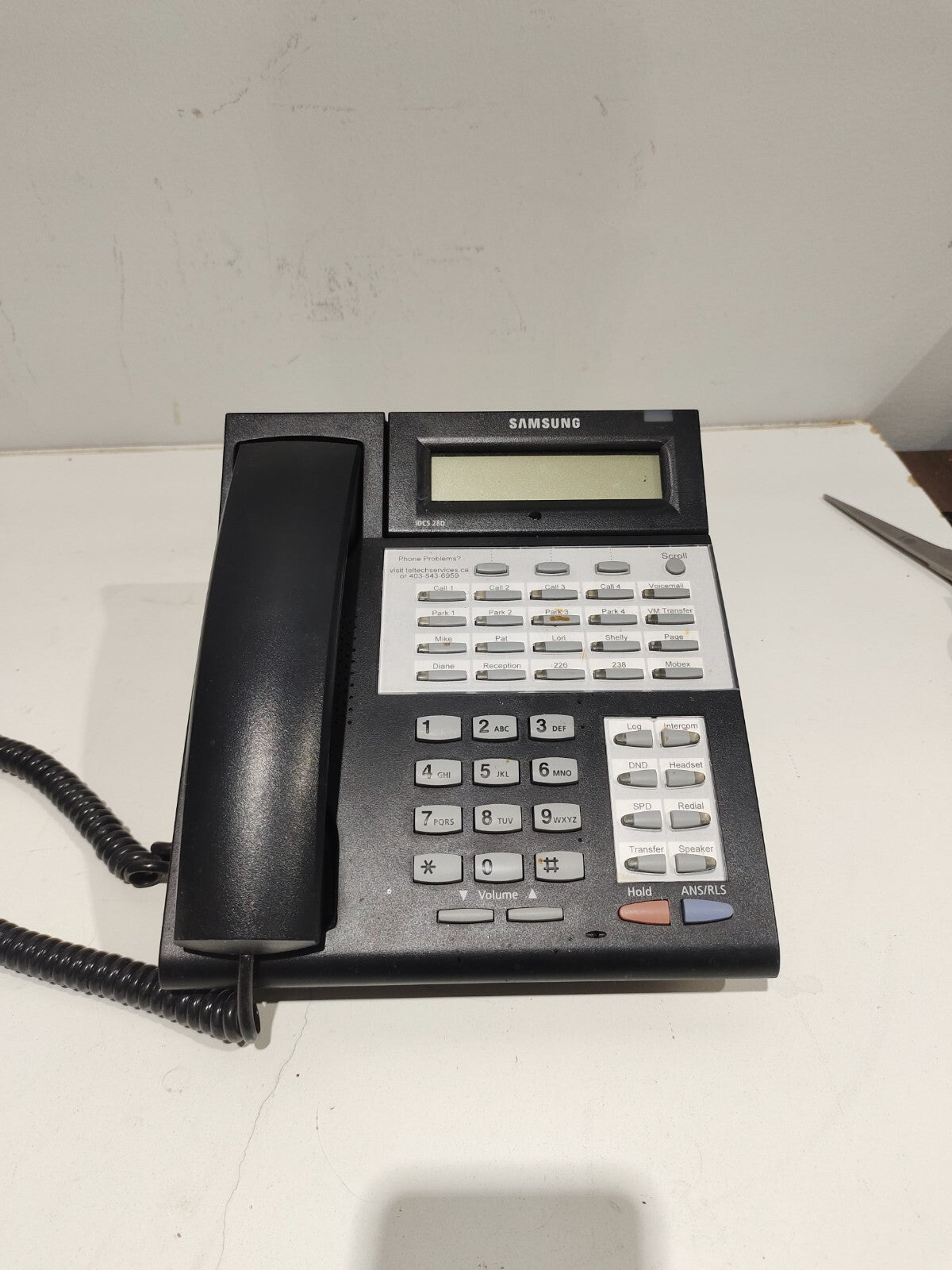 Samsung Phone IDCS 28D with Stand - LCD Black