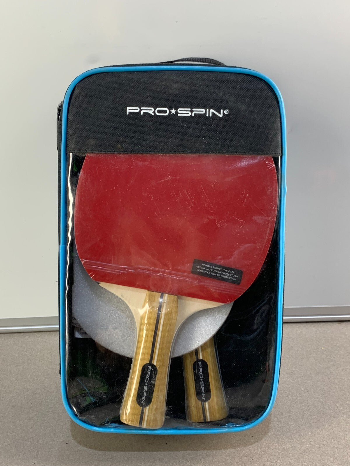PRO-SPIN Portable Table Tennis Set Premium All-in-One Kit with Retractable Net
