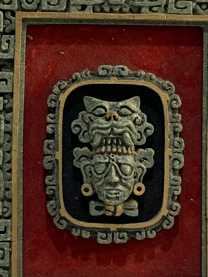 Vintage Mid Century Zarebski Mexican Mayan Aztec 3D