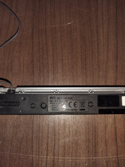 Nintendo Black OEM Sensor Bar Wired Official Part # RVL-014 For Wii & Wii U