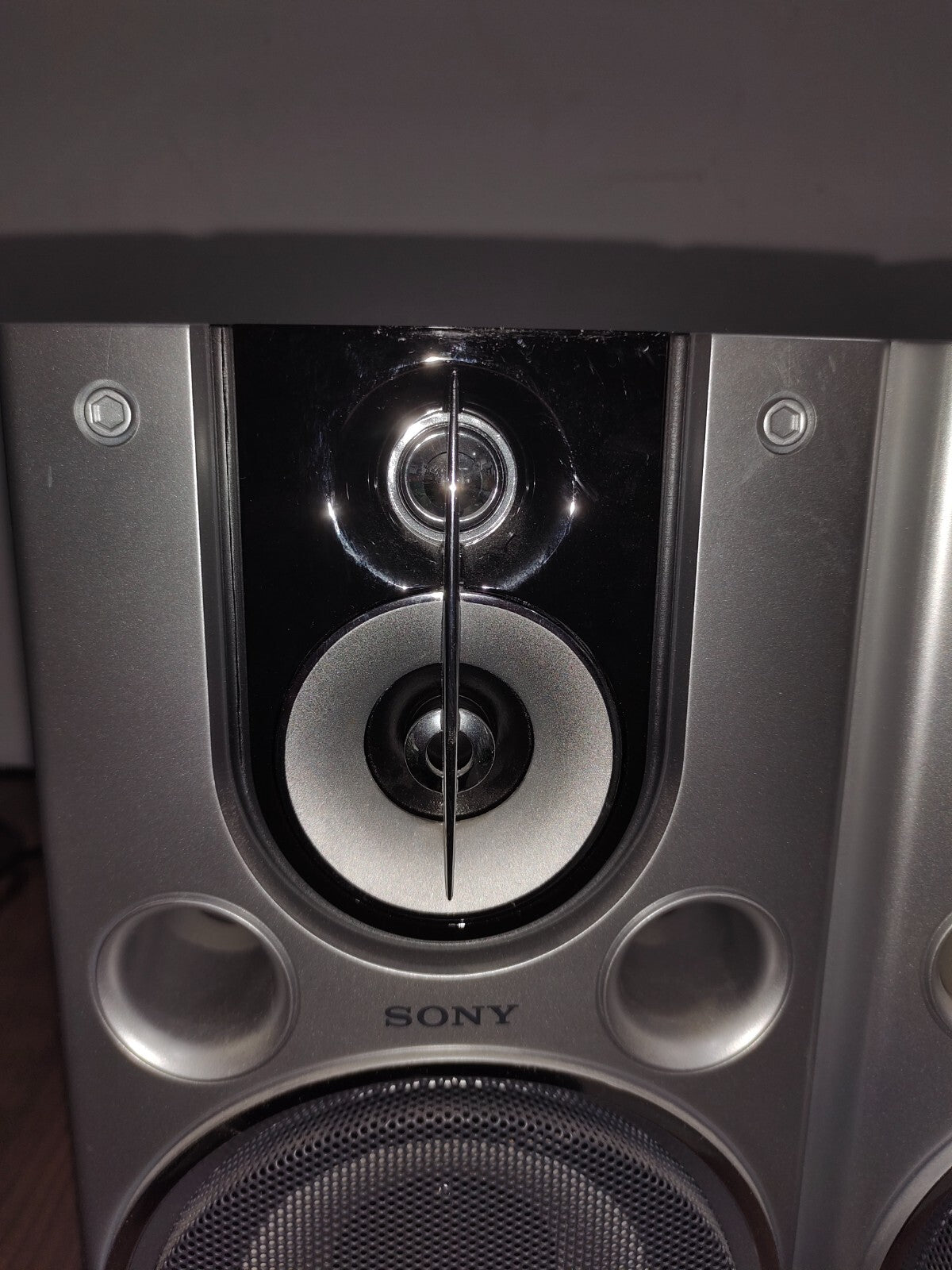 Sony SS-CHPX9 2 Way Book Shelf Speakers 120 Watts Black/Silver - Set of 2
