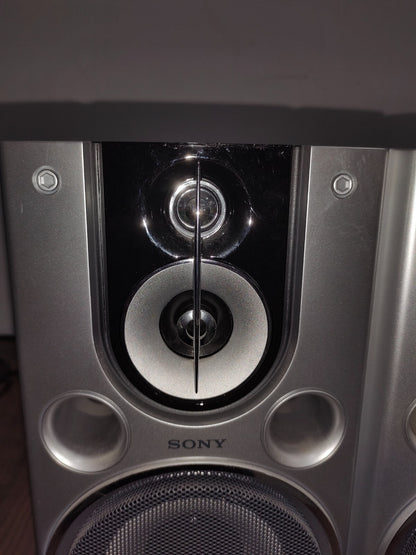Sony SS-CHPX9 2 Way Book Shelf Speakers 120 Watts Black/Silver - Set of 2