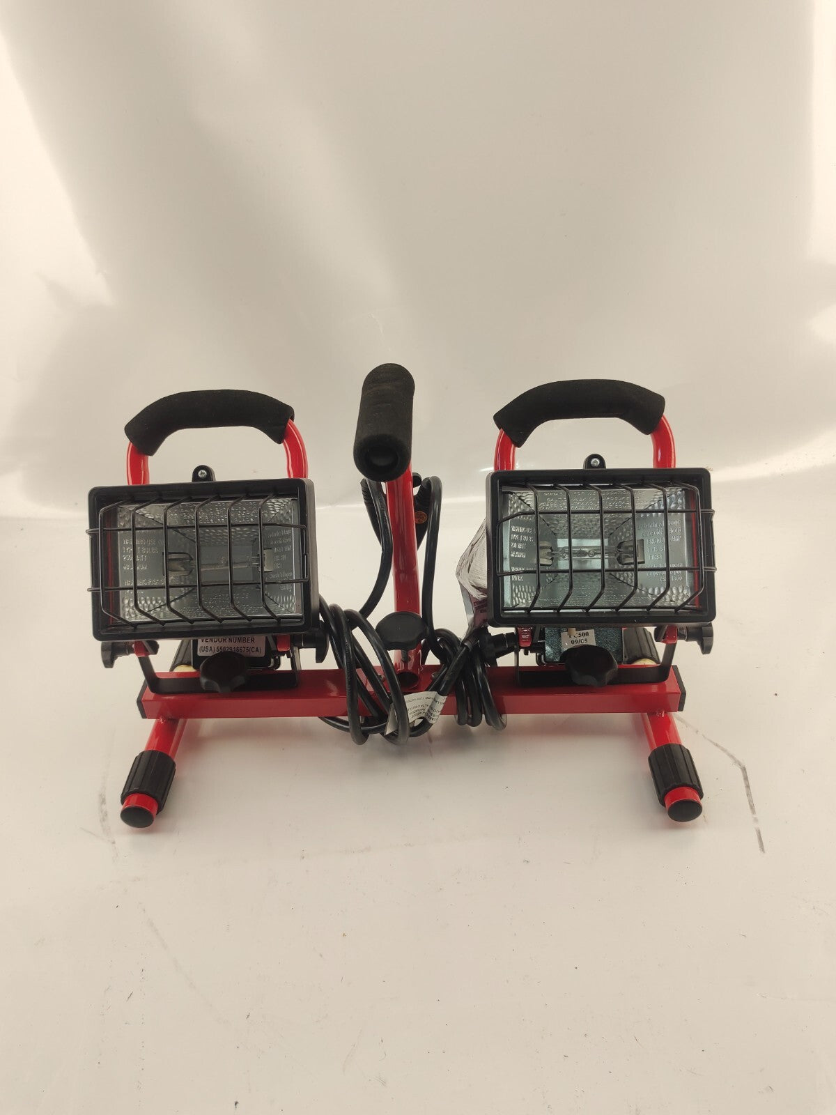 Commercial Electric- WL250DPT Halogen - Tripod Mounted Construction Work Lights