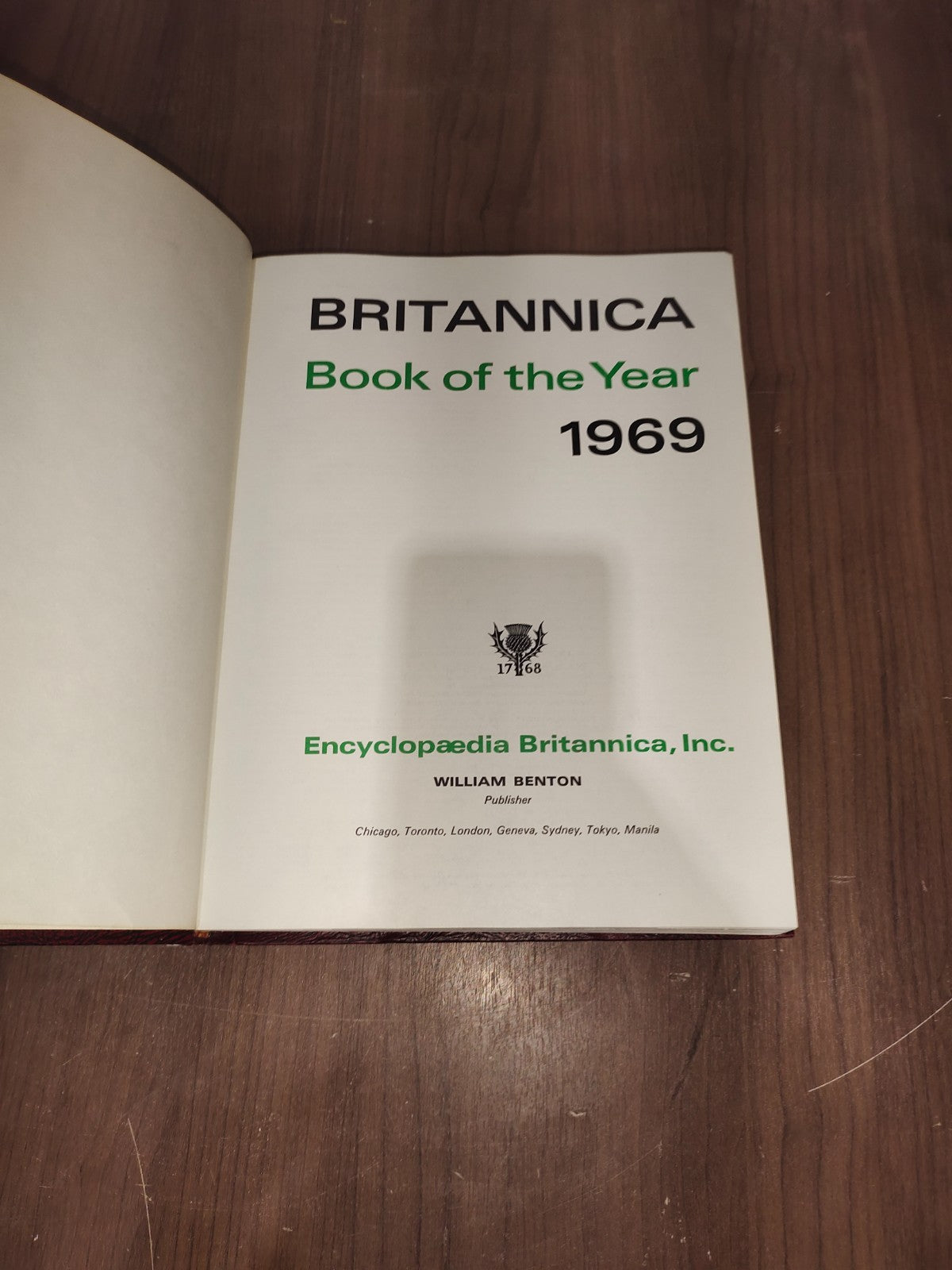 Encyclopedia Britannica Book Year - Set of 3 (1969-1970-1971)