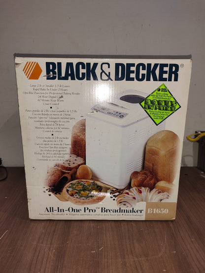 Vintage Black And Decker Bread Maker - B1650