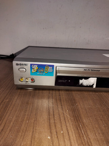 Sony SLV-N77 Video Cassette Recorder VHS Player Tested Works - No Remote