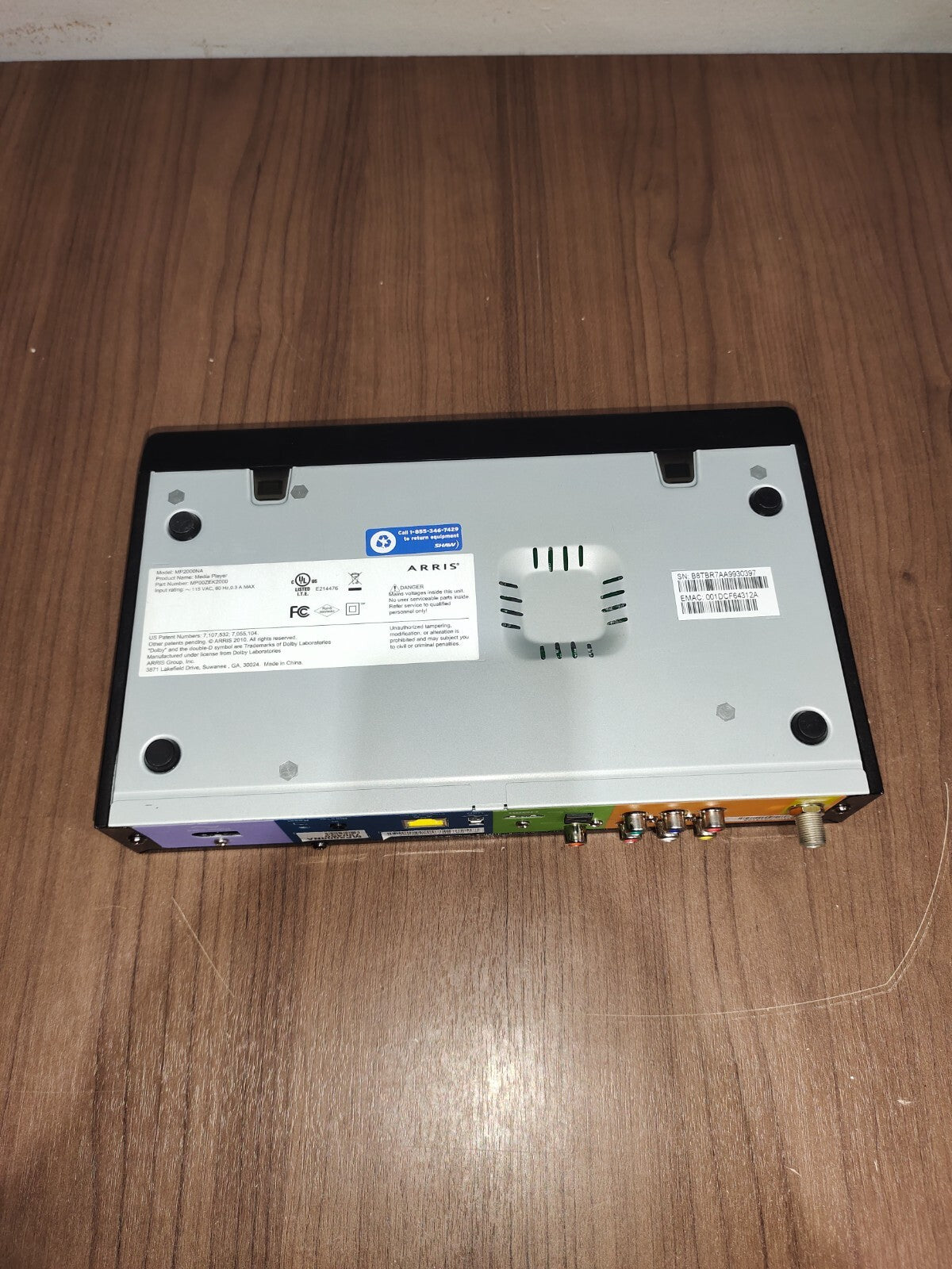 ARRIS MP2000NA Shaw Digital Cable Box - 4