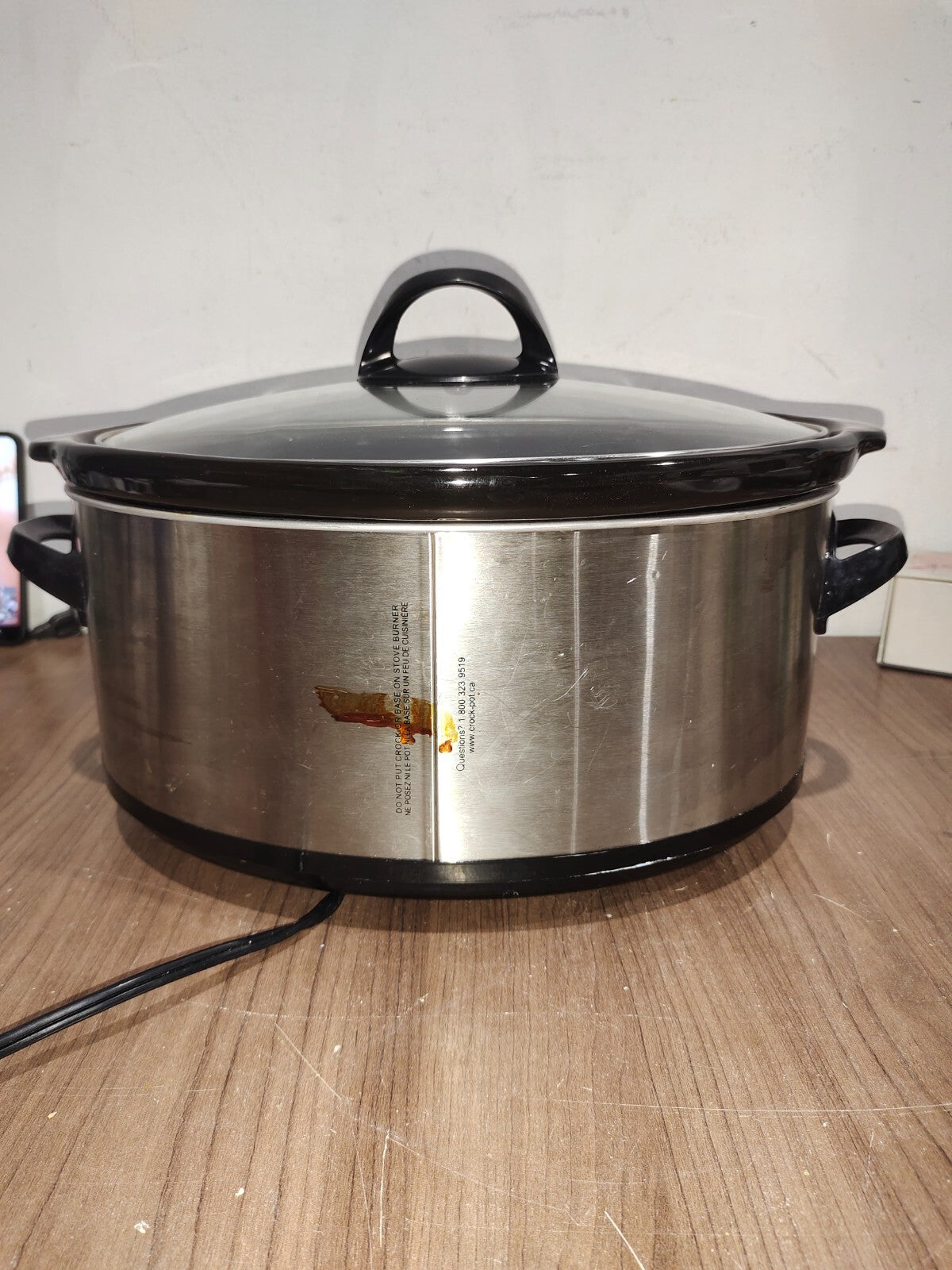 Crock Pot Original Slow Cooker Programmable Digital Control 7 - SCCPVC709S-033