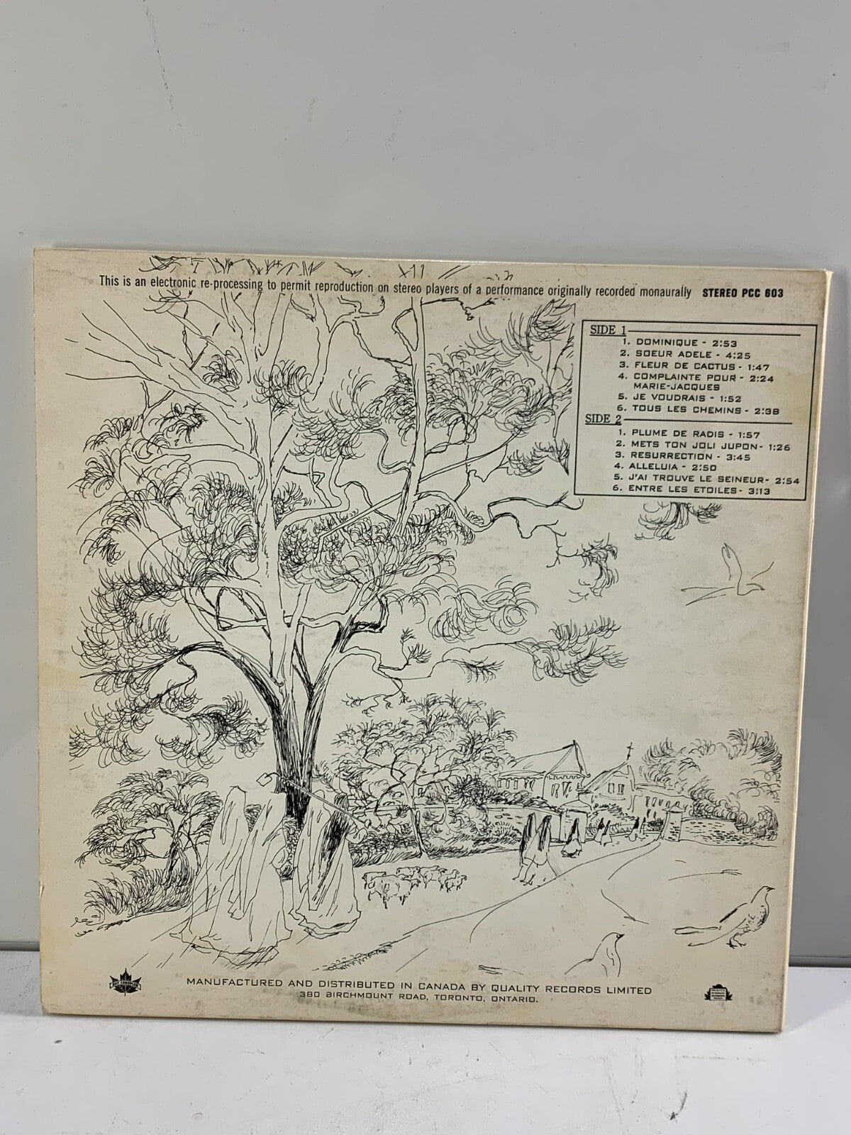 Soeur Sourire The Singing Nun Record Album Vinyl LP Philips PCC-603