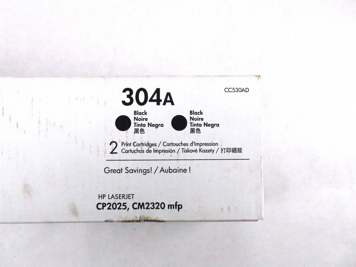 NEW Sealed Genuine HP 304A Print Toner Cartridge Black CC530AD