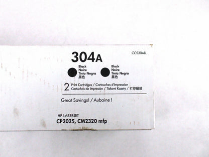 NEW Sealed Genuine HP 304A Print Toner Cartridge Black CC530AD