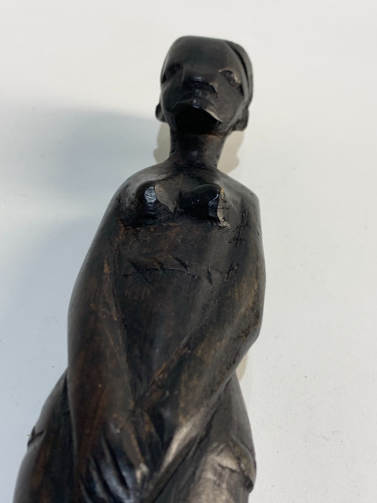 Vintage Besmo Kenyan Carved Woman
