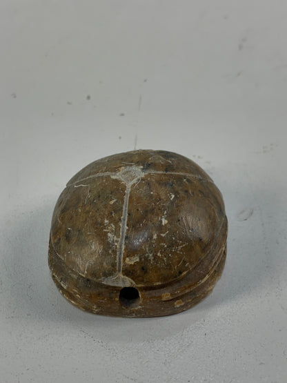 Antique Egyptian Carved Stone Scarab ~ Ancient Egypt Lucky Charm Beetle