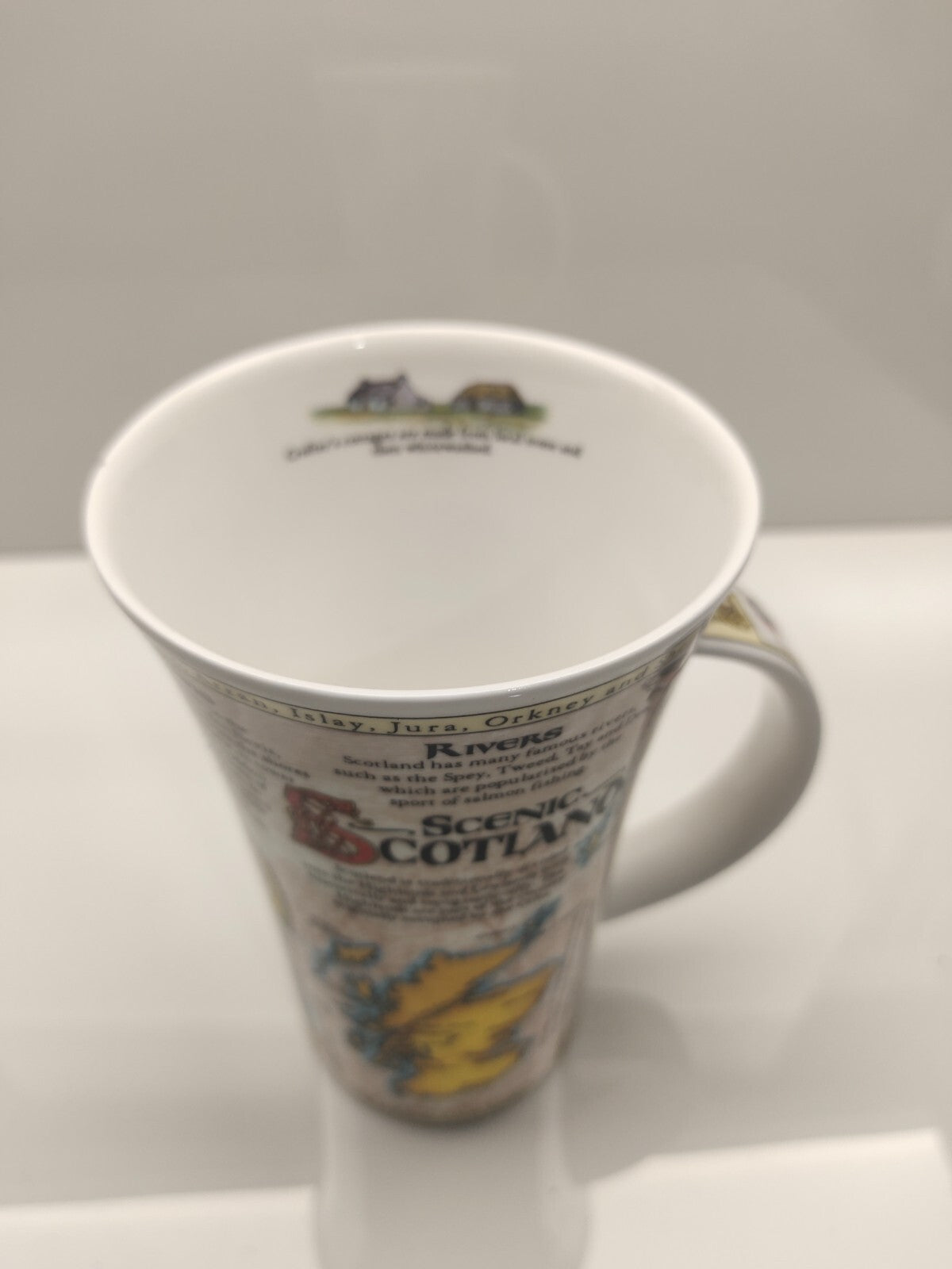 Vintage Dunoon Scenic Cotlano/Historic Cotlano Mug Set of 2