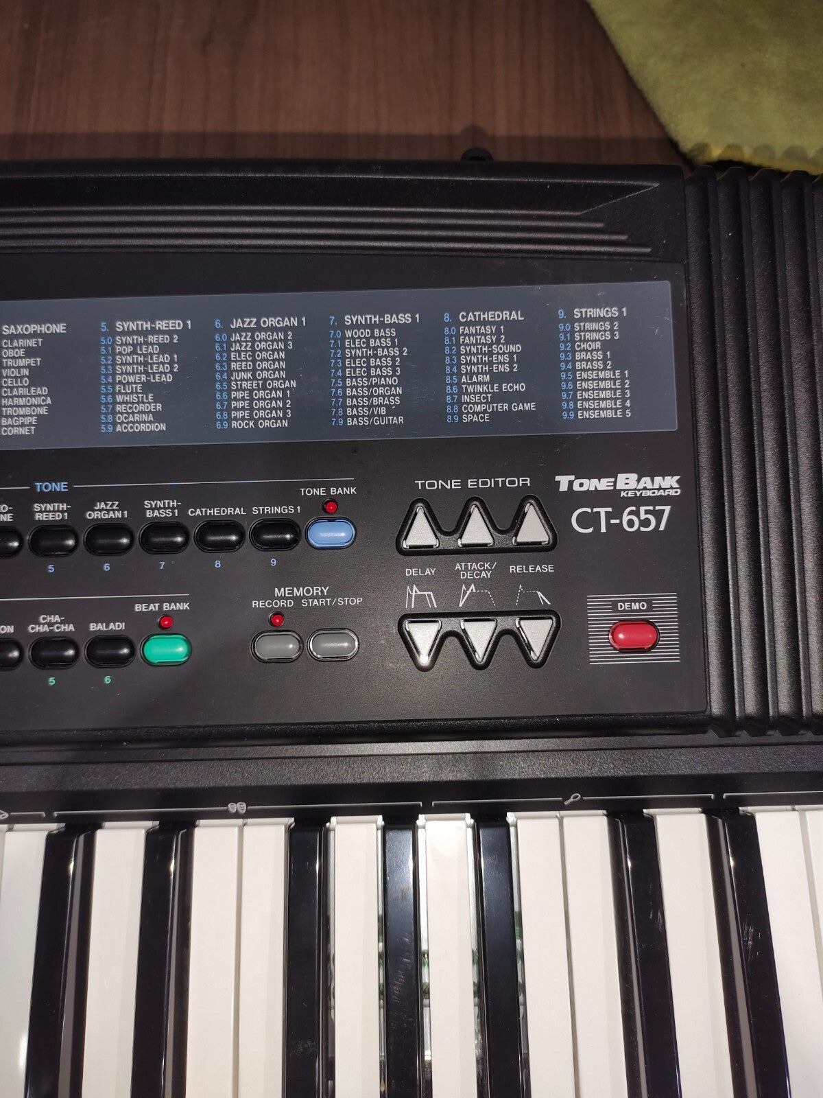 CASIO CT-657 TONEBANK ELECTONIC KEYBOARD