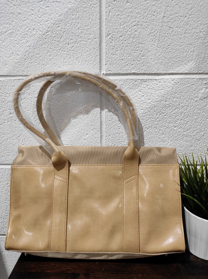 Baleno Collection Beige Tote Hand Bag