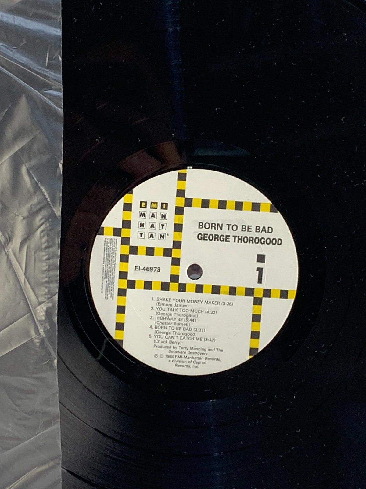 George Thorogood & The Destroyers - "Born To Be Bad" Vinyl LP Album Rock 1988