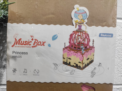 3D Wooden Puzzle Midsummer Night’s Dream Crank Music Box Robotime DIY Wooden