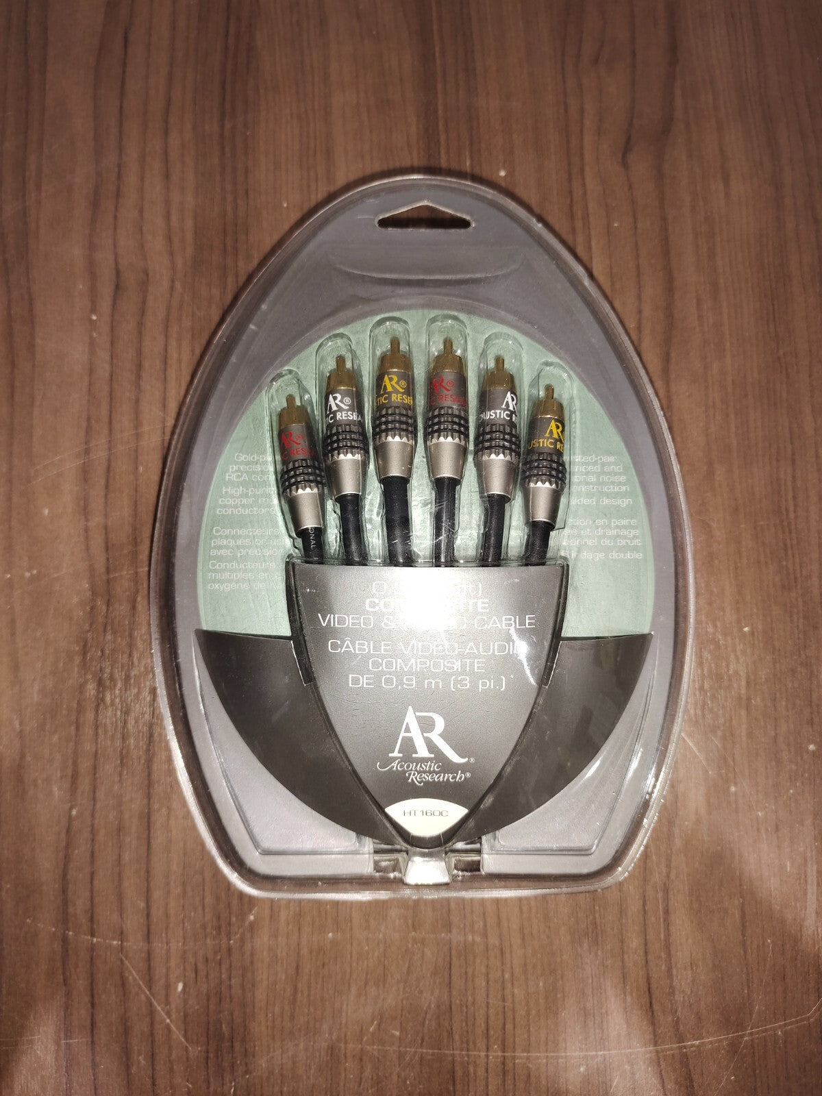 Component Video Cable AR Acoustic Research HT160C 3' ProSeries II Factory Sealed